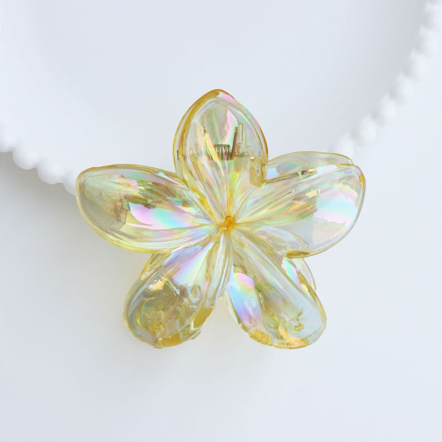 Internet Celebrity Plumeria Rubra Barrettes Advanced Sense
